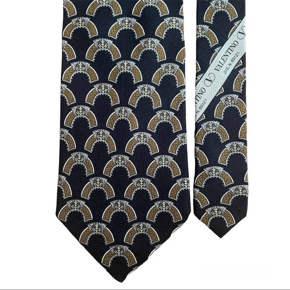 Valentino Cravatte silk tie hand made in Italy - Picture 1 of 13